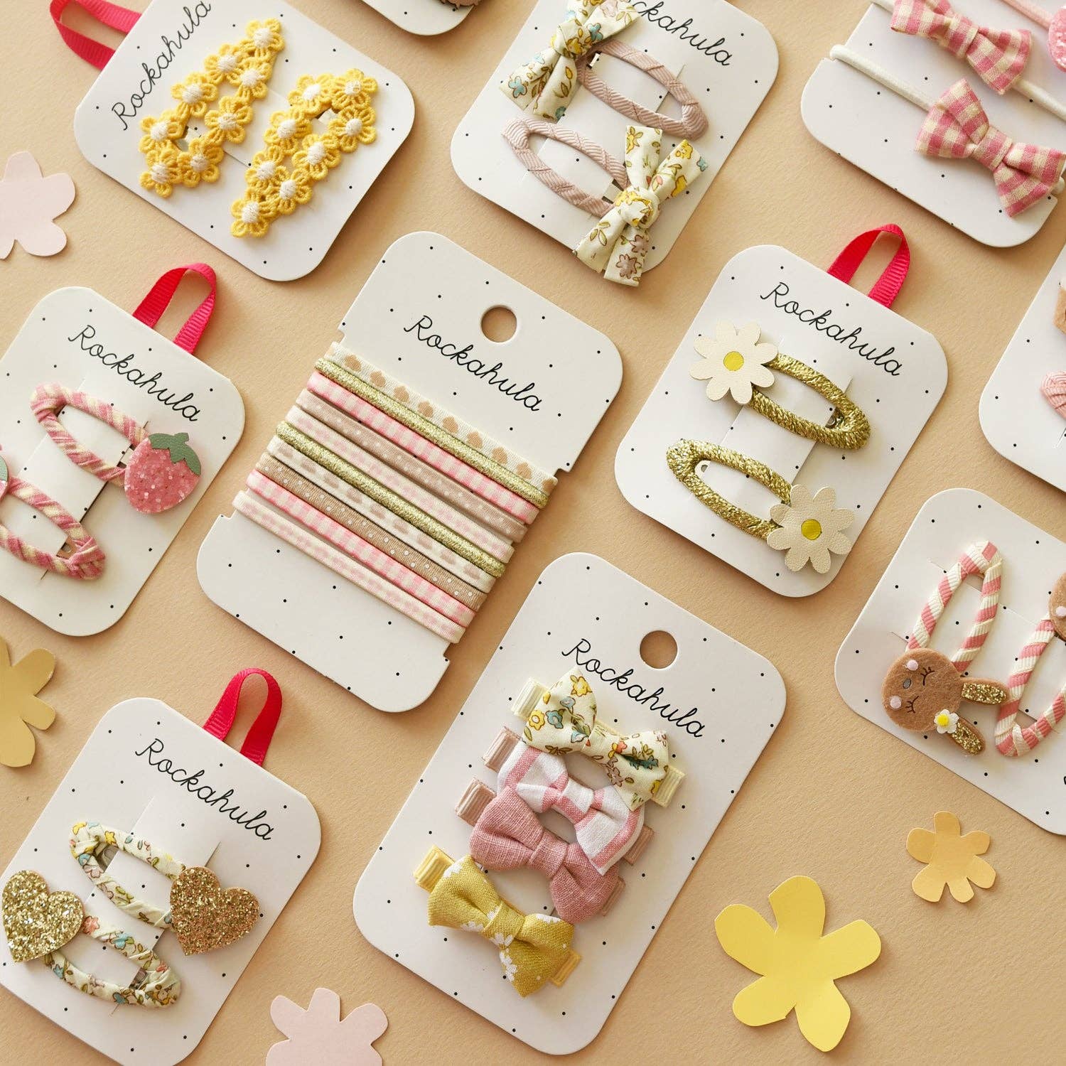 Petal Glitter Heart Clips - Image 4