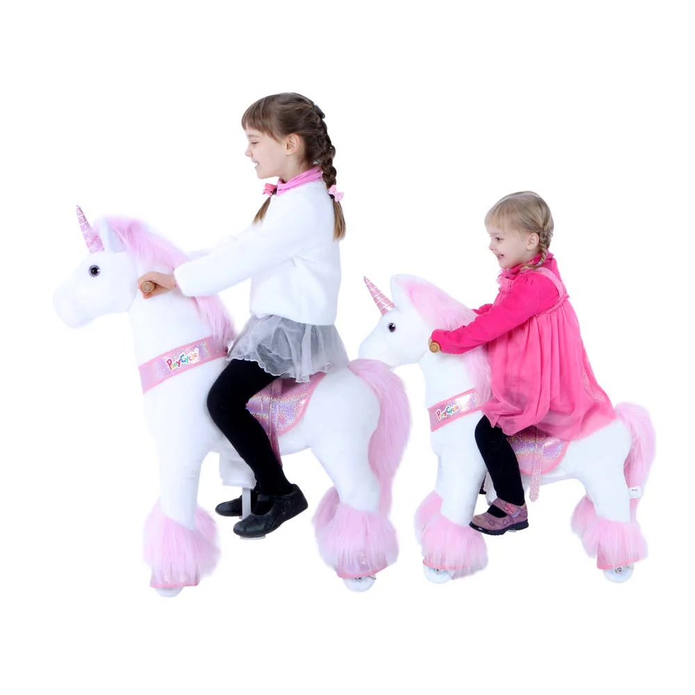 Pony Cycle U-Series Pink Unicorn With Pink Horn & Hair - Image 5