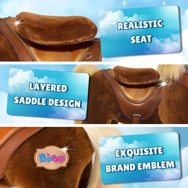 PonyCycle Model Y Horse, Brown - Image 3
