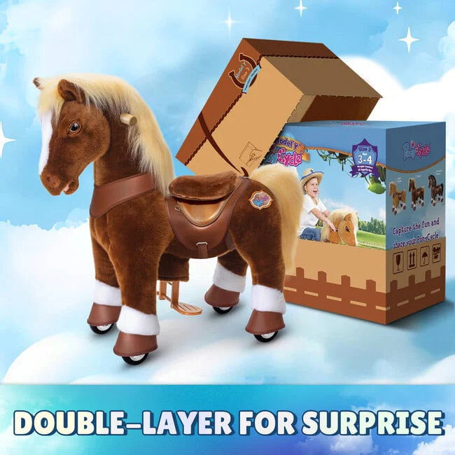 PonyCycle Model Y Horse, Brown - Image 4