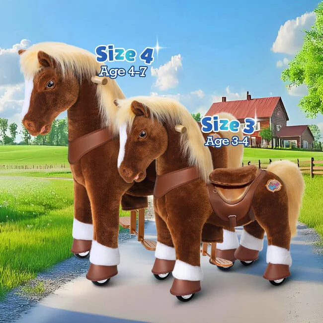 PonyCycle Model Y Horse, Brown - Image 6
