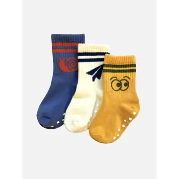 Ribbed Grip Sock 1-3Y