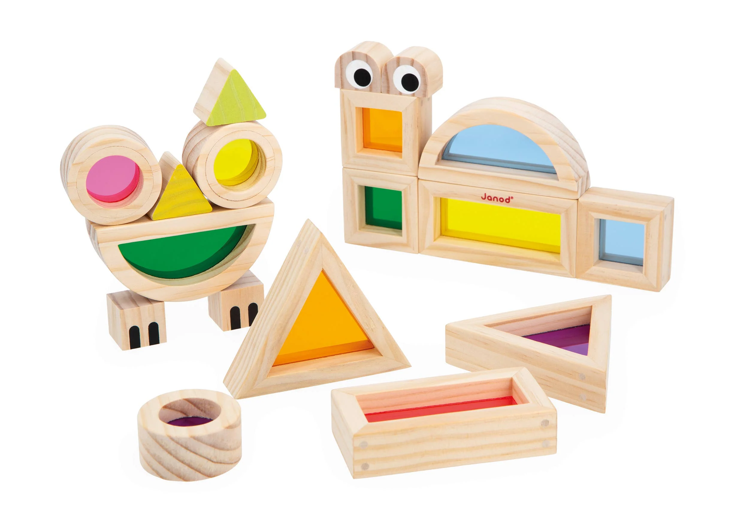 Sensory Translucent Stacking Blocks