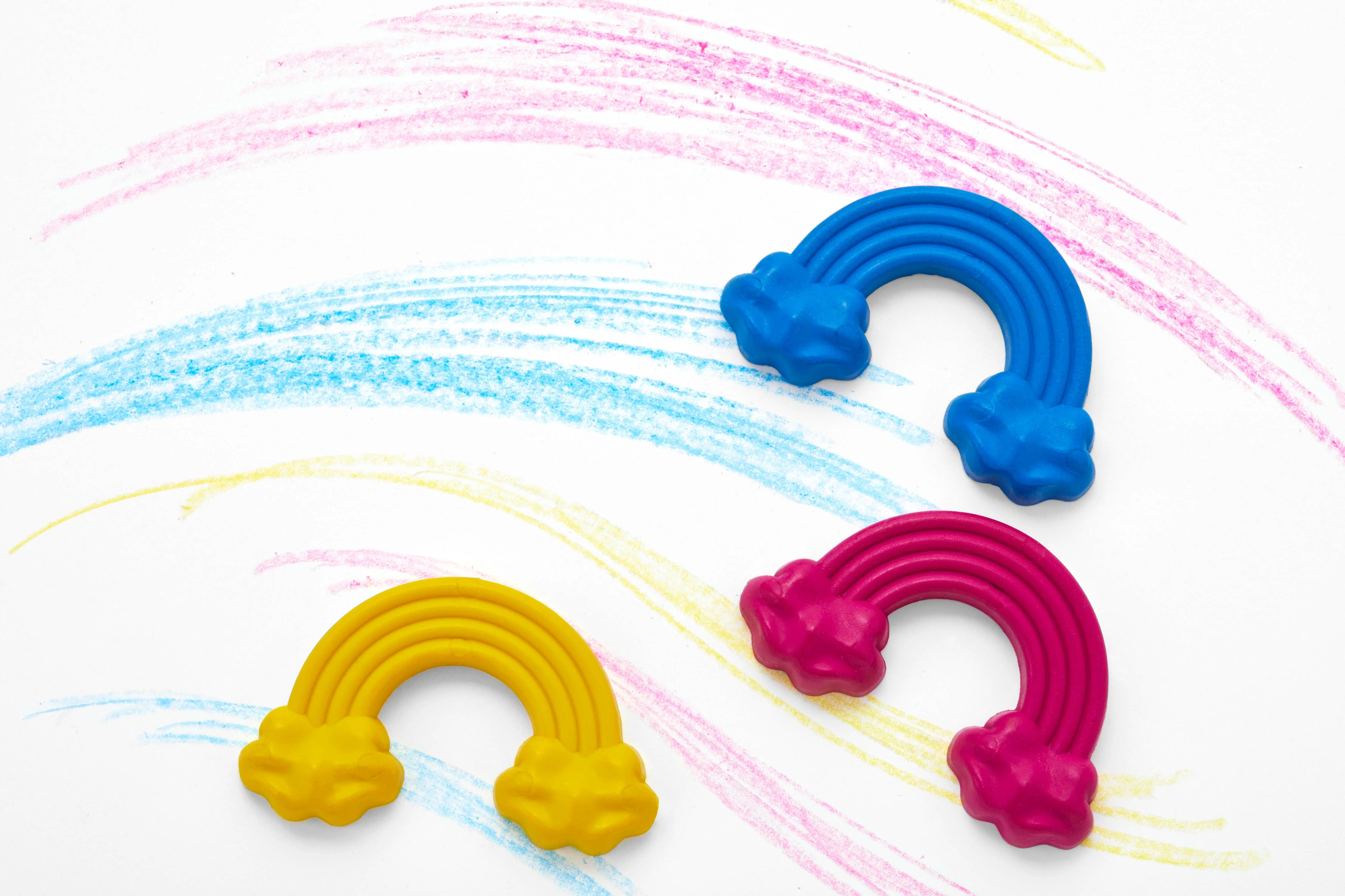 Set of 3 Rainbow Crayons - Image 4