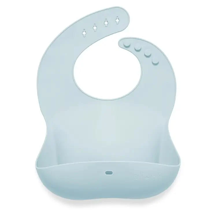 Silicone Baby Bib Roll Up & Stay Closed - Image 3