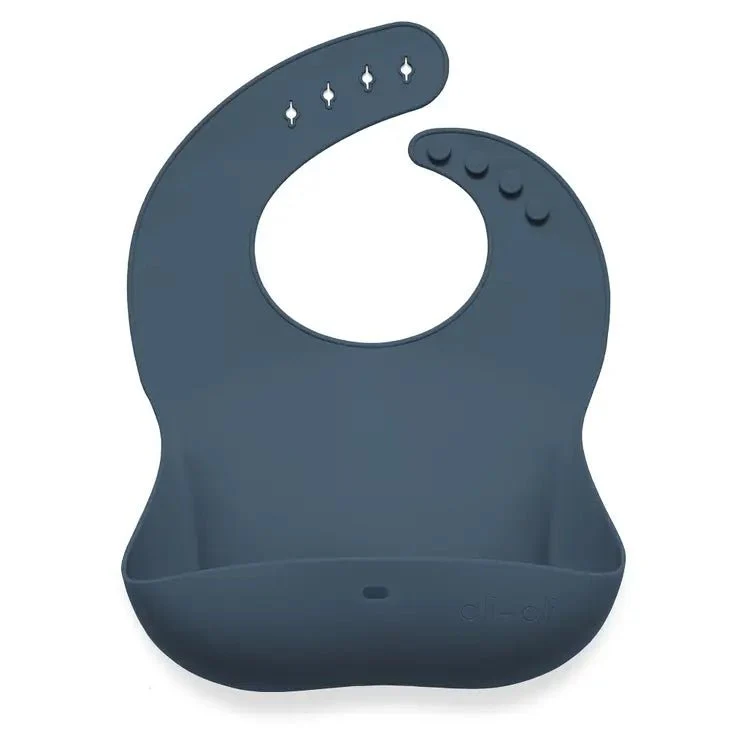 Silicone Baby Bib Roll Up & Stay Closed - Image 4