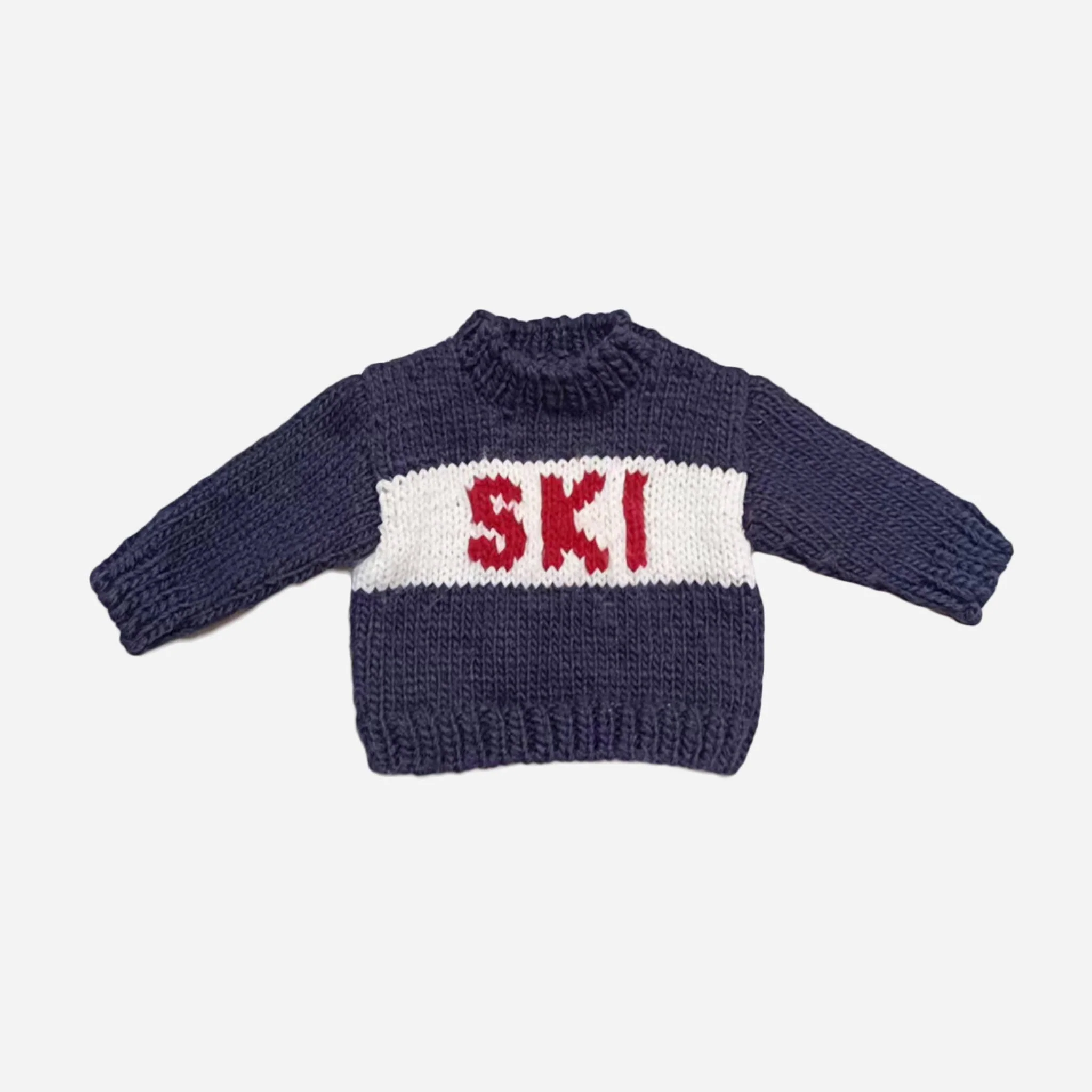 Ski Sweater, Navy Baby Kids Christmas Holiday Winter Gift
