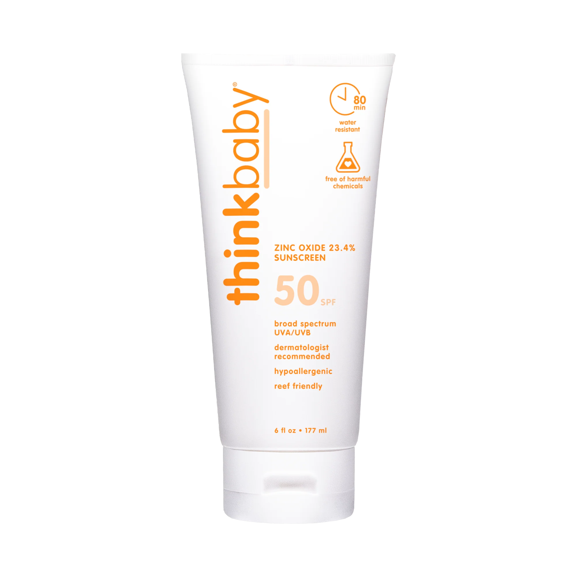 Think Baby SPF 50 Sunscreen 6 oz - Image 2