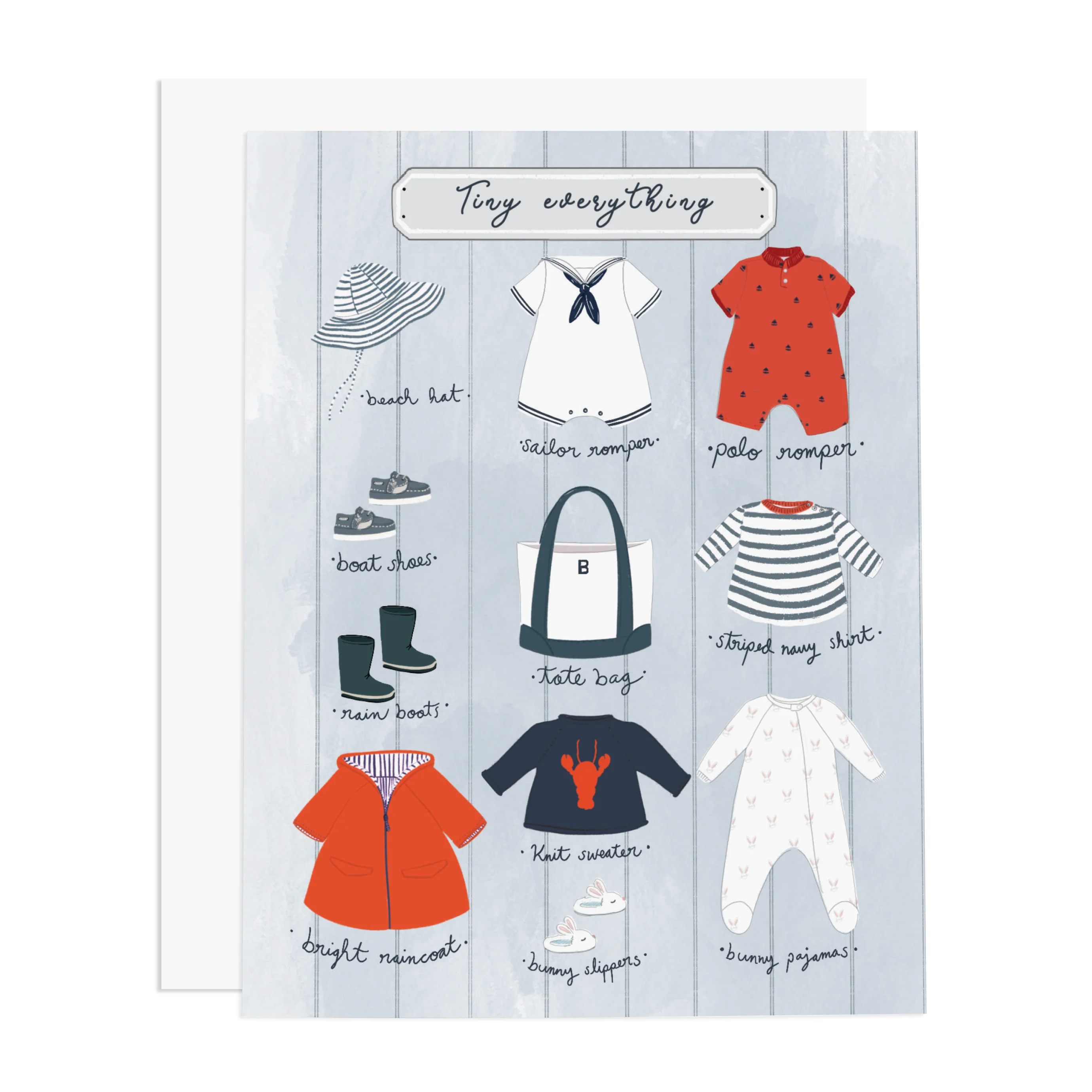 Tiny Everything Boy Greeting Card