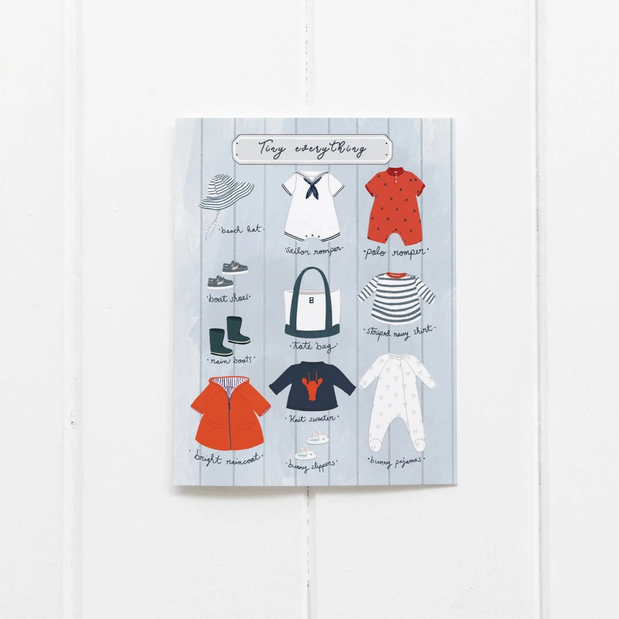 Tiny Everything Boy Greeting Card - Image 2