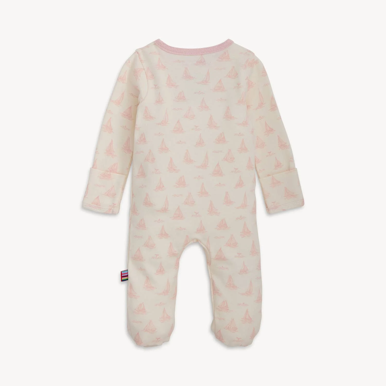 TINY TIDES PK ORG COT MAGNETIC FOOTIE - Image 4